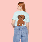Dachshund Graphic Tee - Cute Brown Sausage Dog T-Shirt