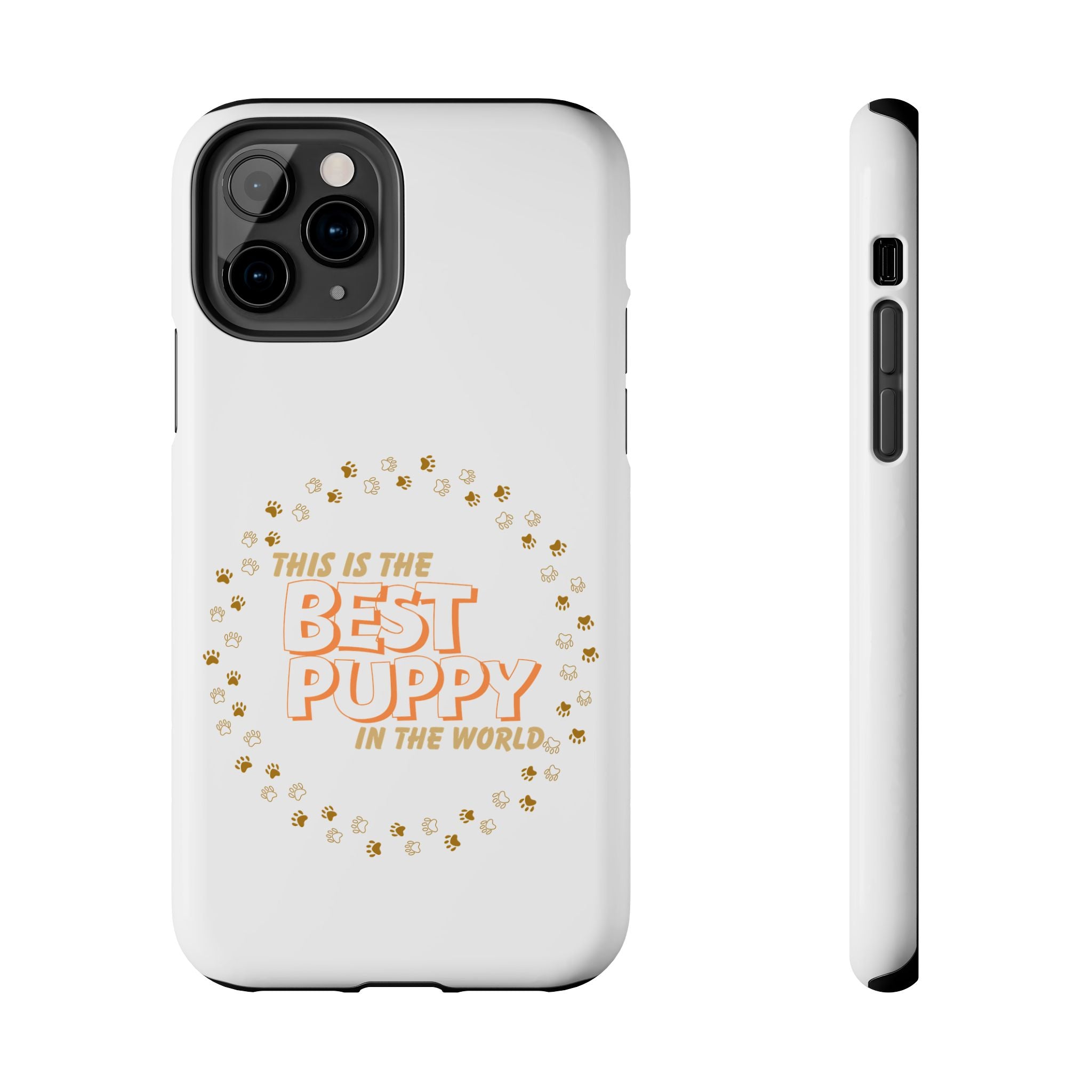 Best Puppy Phone Case — Cute Paw Print Tough Phone Case