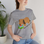 Dog T-Shirt — Cute Dachshund "how cute my child" Graphic Tee