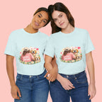 Dog Mom T-Shirt — Cute Floral Puppy Tee for Dog Lovers