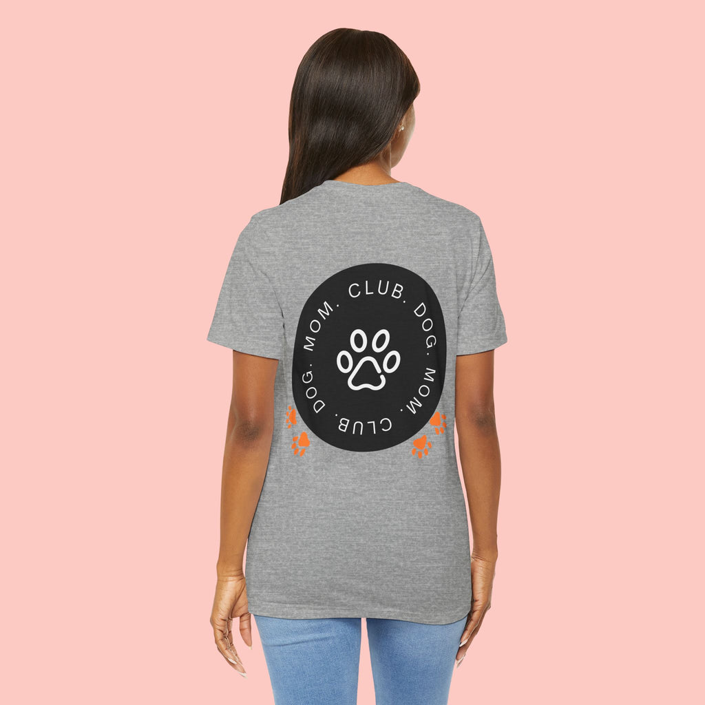 Dog Mom Club T-Shirt — Paw Print Graphic Tee for Pet Lovers