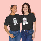 Me & My Dog T-Shirt — Cute Cartoon Puppy Tee for Dog Lovers