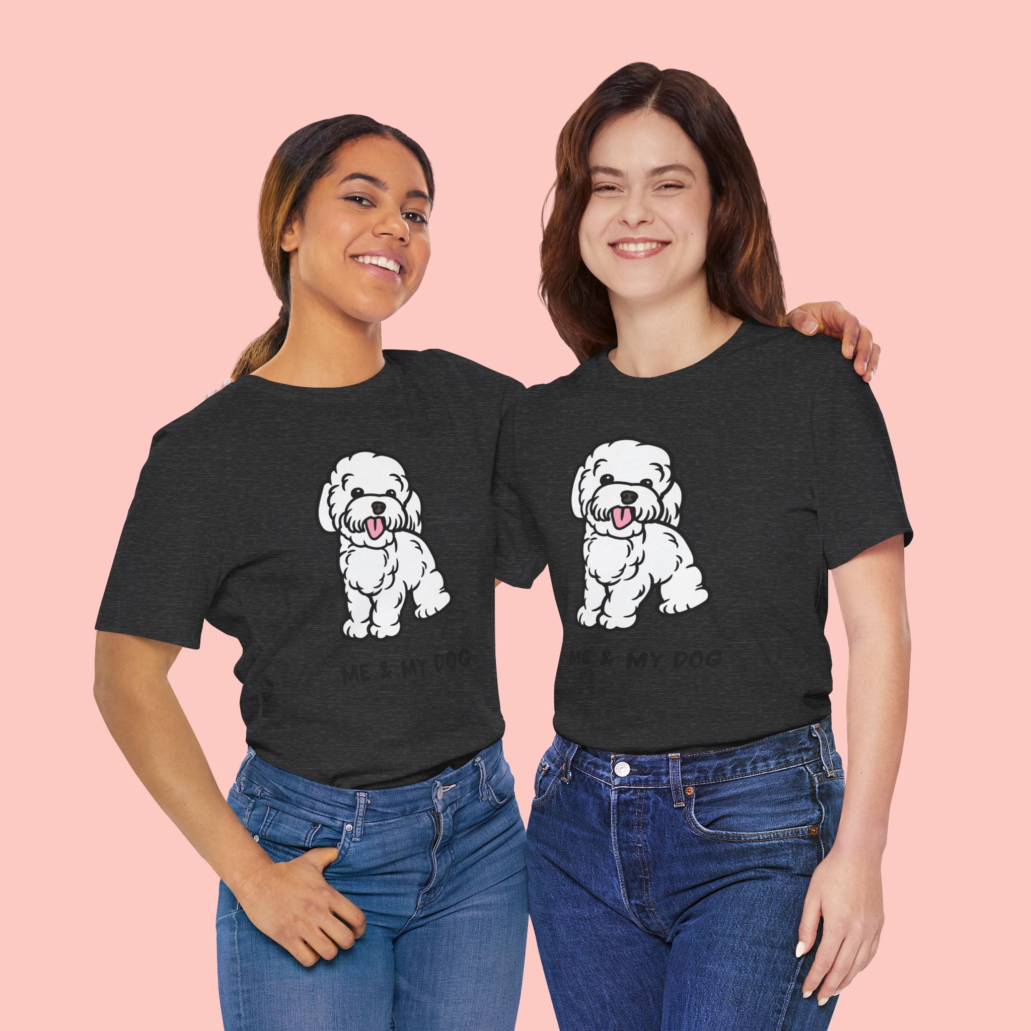 Me & My Dog T-Shirt — Cute Cartoon Puppy Tee for Dog Lovers
