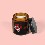 Dog Mom Soy Candle — Amber Jar Scented Candle for Pet Lovers
