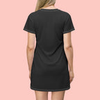 Proud Dog Mom T-Shirt Dress — Cute Paw Print Dog Mom Dress