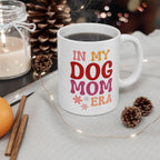 Retro "In My Dog Mom Era" Ceramic Mug – 11oz & 15oz