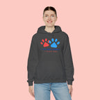 Dog Mom Hoodie – “I Am Not Single I Have Dog” Paw Print Hoodie
