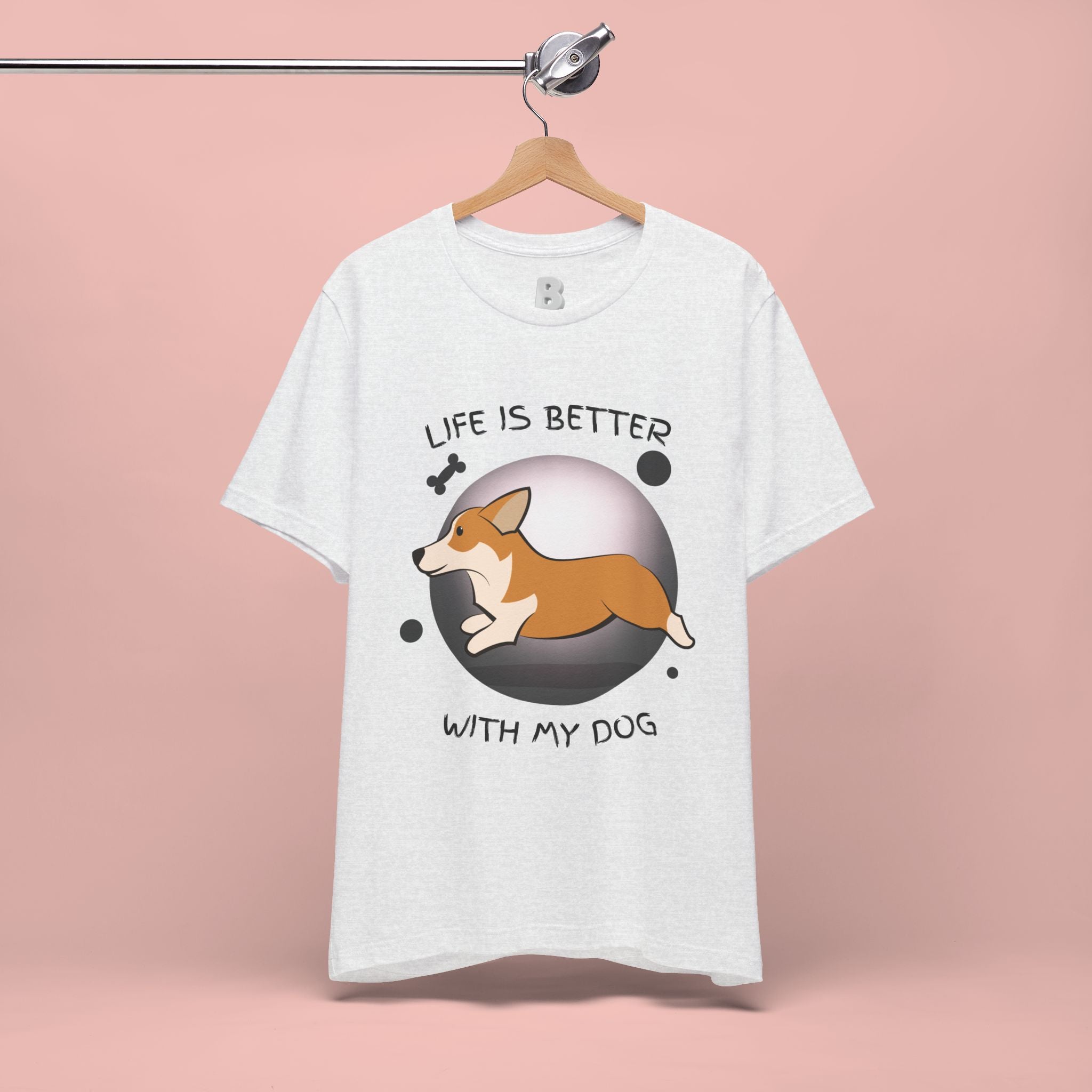 Life Is Better With My Dog Corgi T-Shirt