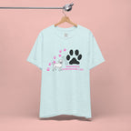 Dog Pawprint T-Shirt — "Pawprints Everywhere I Go" Cute Pet Lover Tee