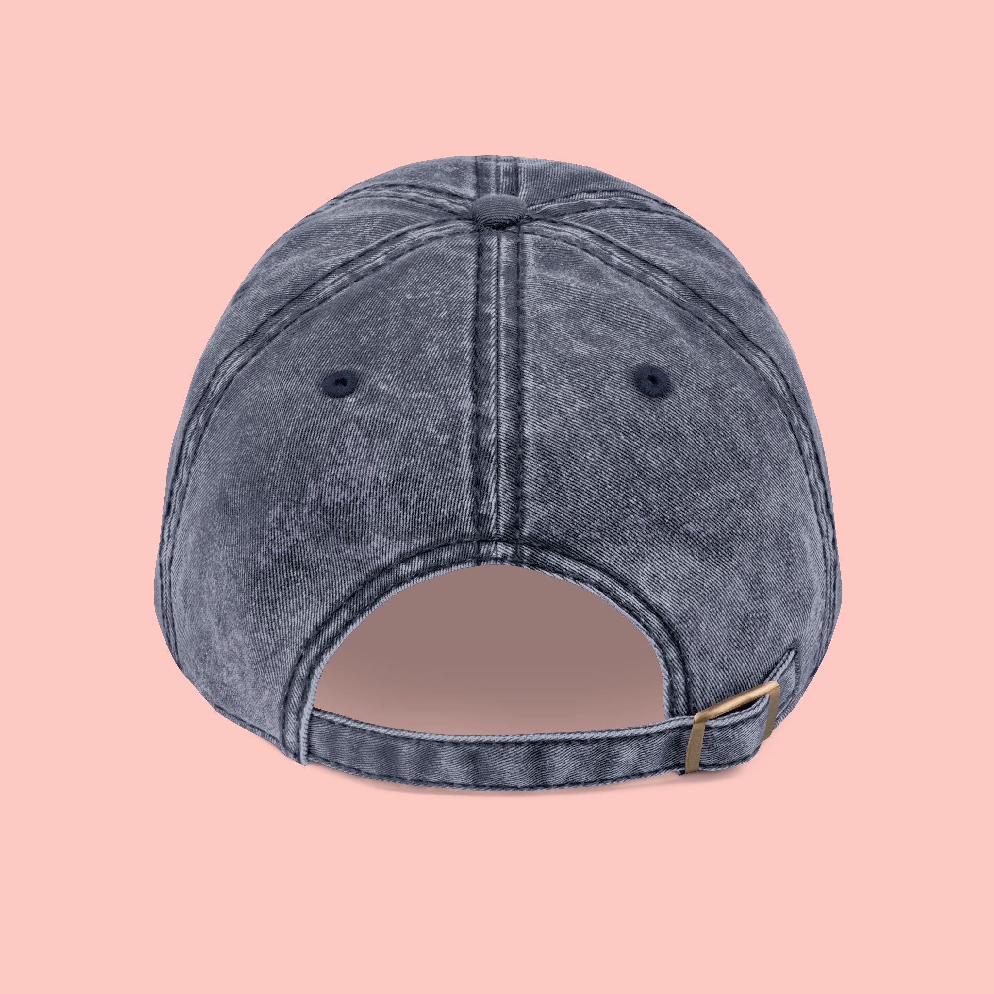 Dog Mom Vintage Embroidered Cap