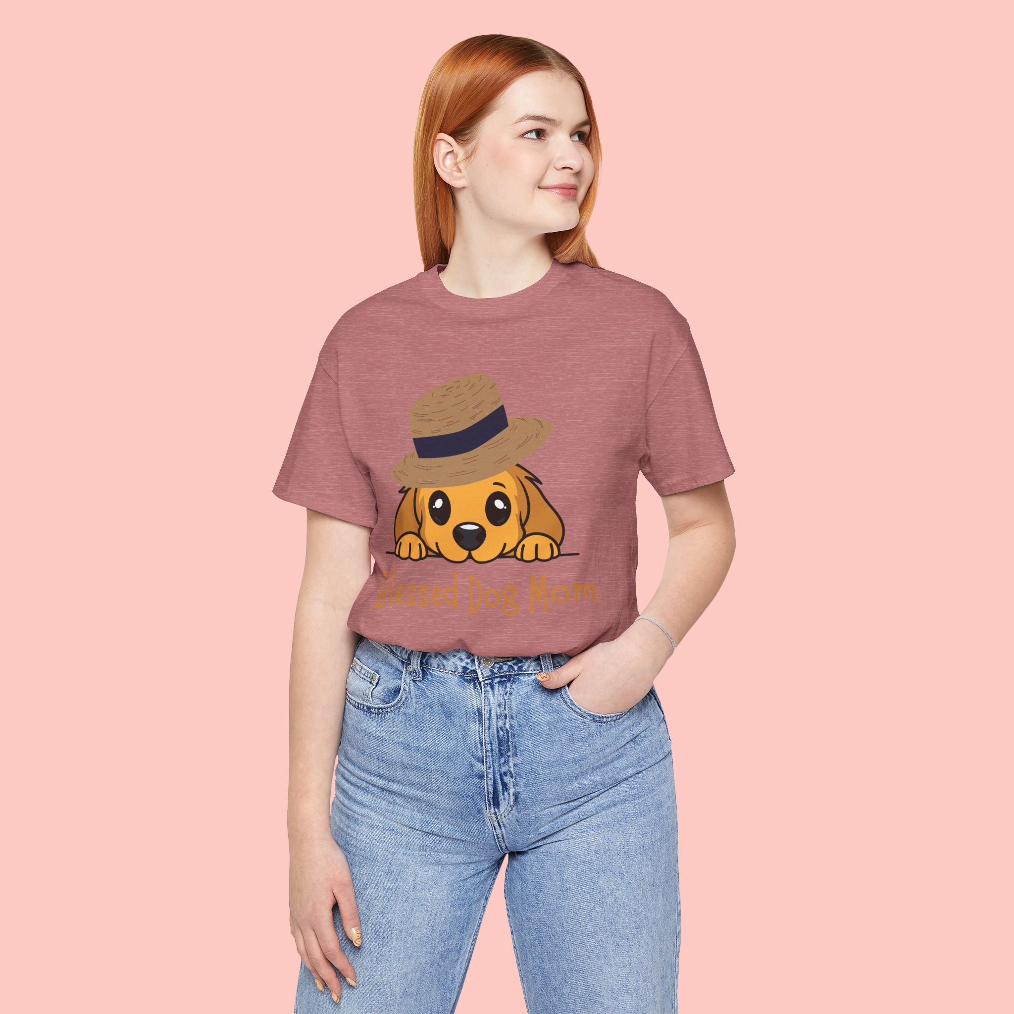 Blessed Dog Mom T-Shirt — Cute Puppy Graphic Tee for Dog Lovers