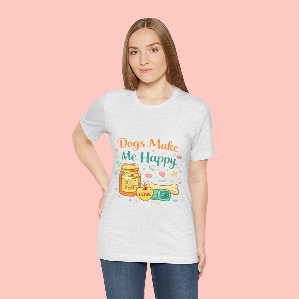 Dogs Make Me Happy T-Shirt