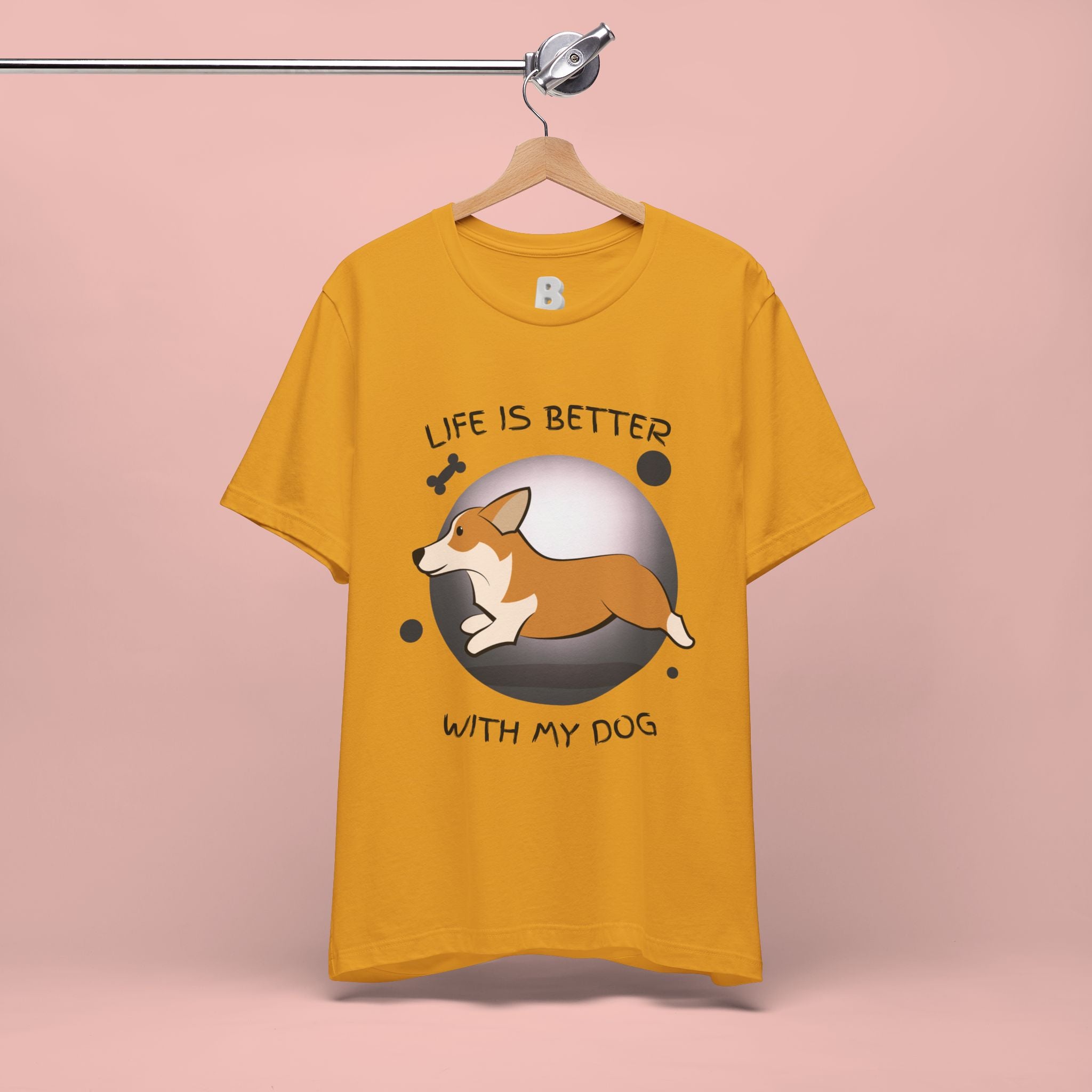 Life Is Better With My Dog Corgi T-Shirt