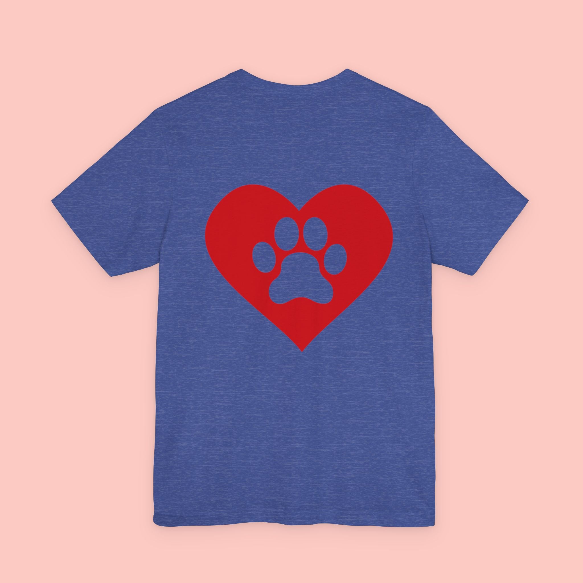 Pet Lover Heart Paw T-Shirt
