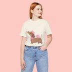 Mommy’s Dachshund Tee – Cute Dog with Rose “For Mom” Shirt