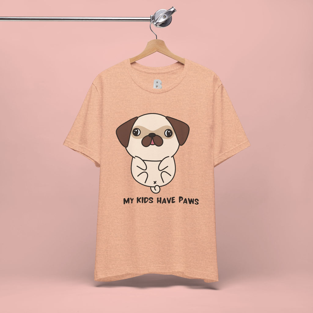 Pug 'My Kids Have Paws' T-Shirt