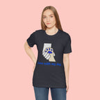Dog Lover T-Shirt — "Love with my dog." Paw Print Graphic