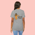 Chilling With My Chind Tee — Funny Dab Cat Graphic T-Shirt
