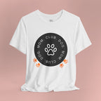 Dog Mom Club T-Shirt — Paw Print Graphic Tee for Pet Lovers