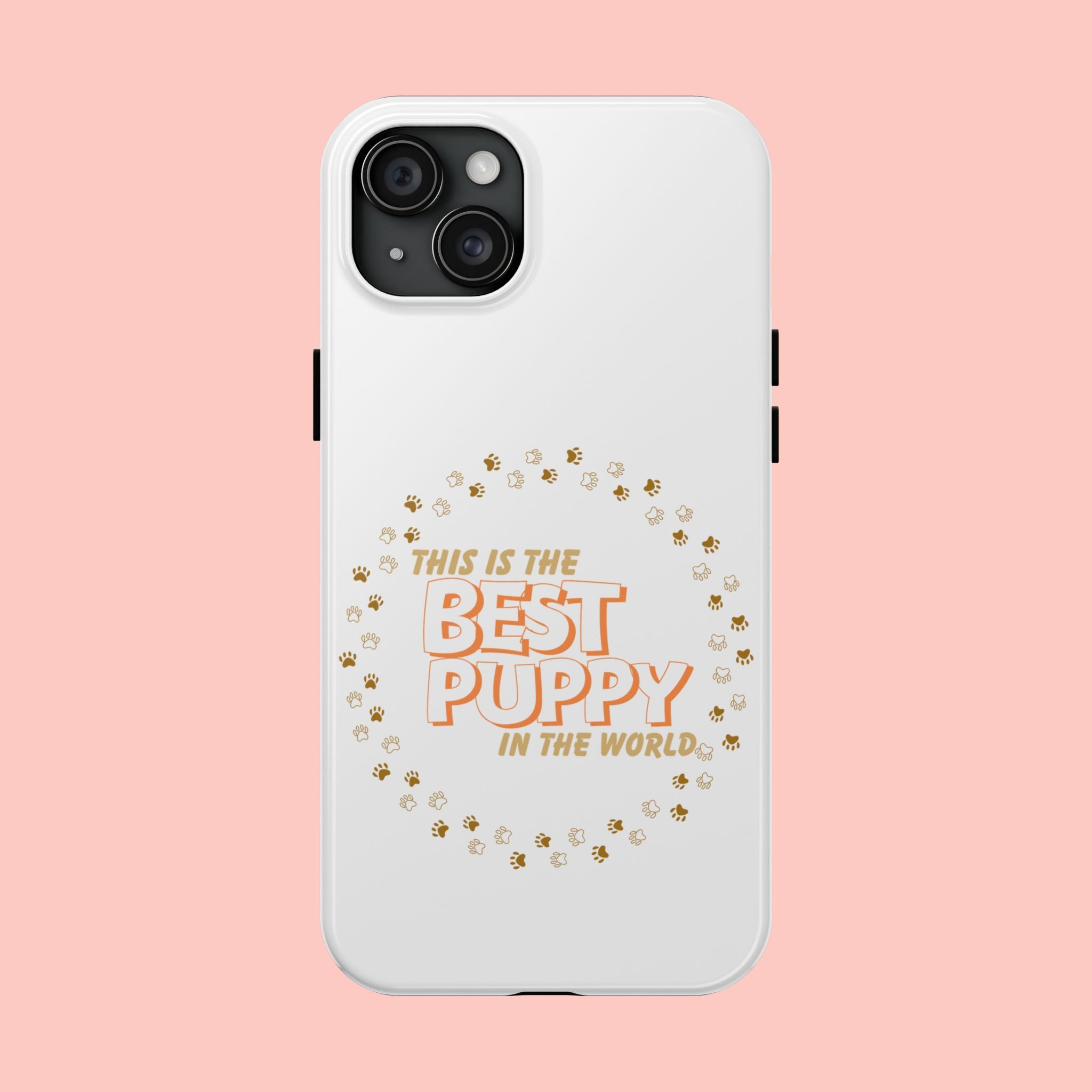 Best Puppy Phone Case — Cute Paw Print Tough Phone Case