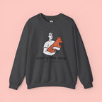 Crewneck Sweatshirt — “Marry the Man Who Loves Your Dog” Cute Pet Lover Graphic