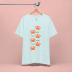 Dog Mom Paw Print T-Shirt — Cute Pet Lover Graphic Tee