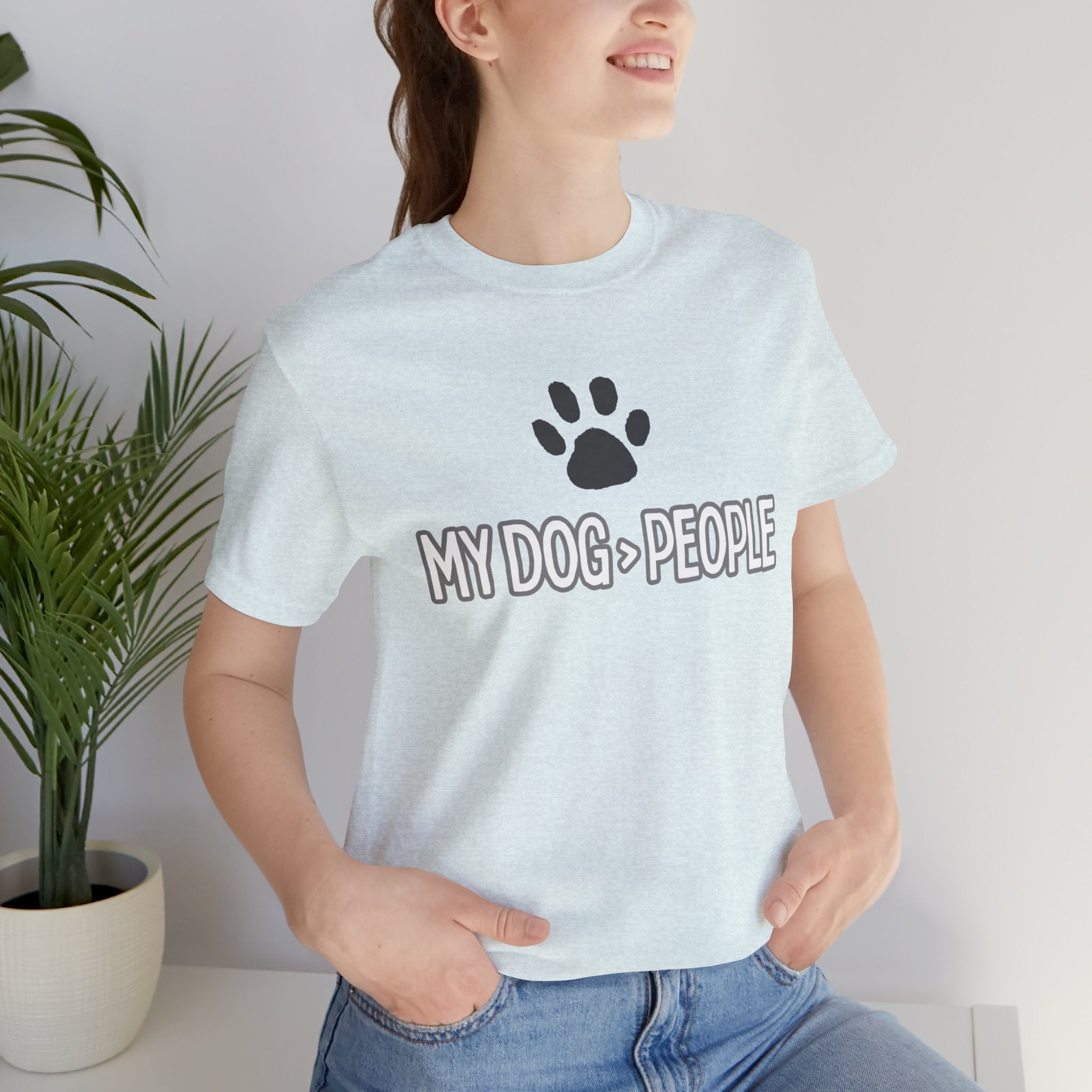 My Dog People T-Shirt — Dog Paw Graphic Tee for Dog Lovers