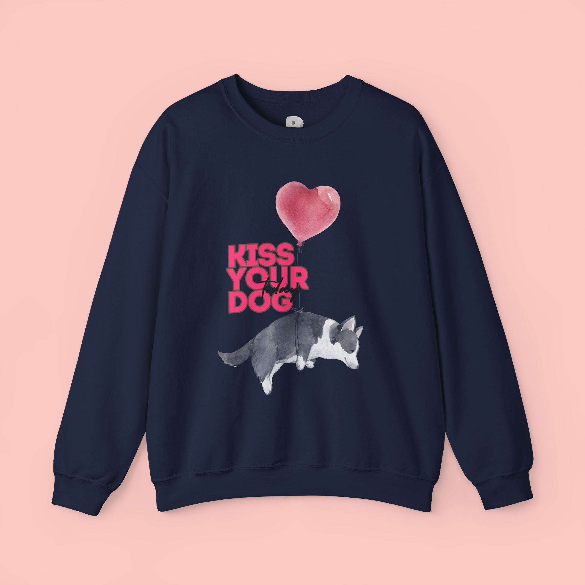 Kiss Your Dog Crewneck Sweatshirt
