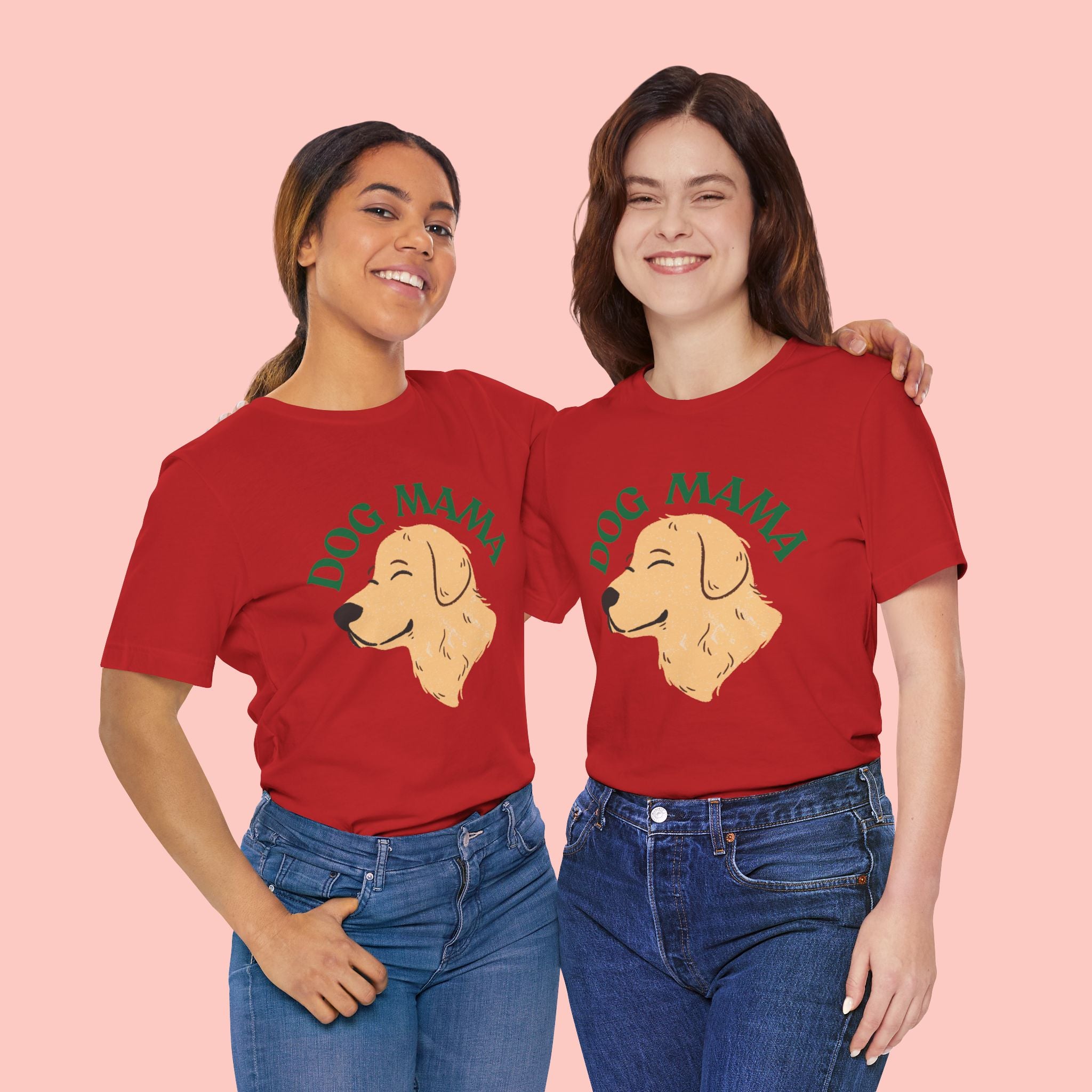 Dog Mama T-Shirt – Golden Retriever Graphic Tee