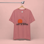 Enjoy the Morning Dog T-Shirt — Graphic Sunrise Pet Lover Tee