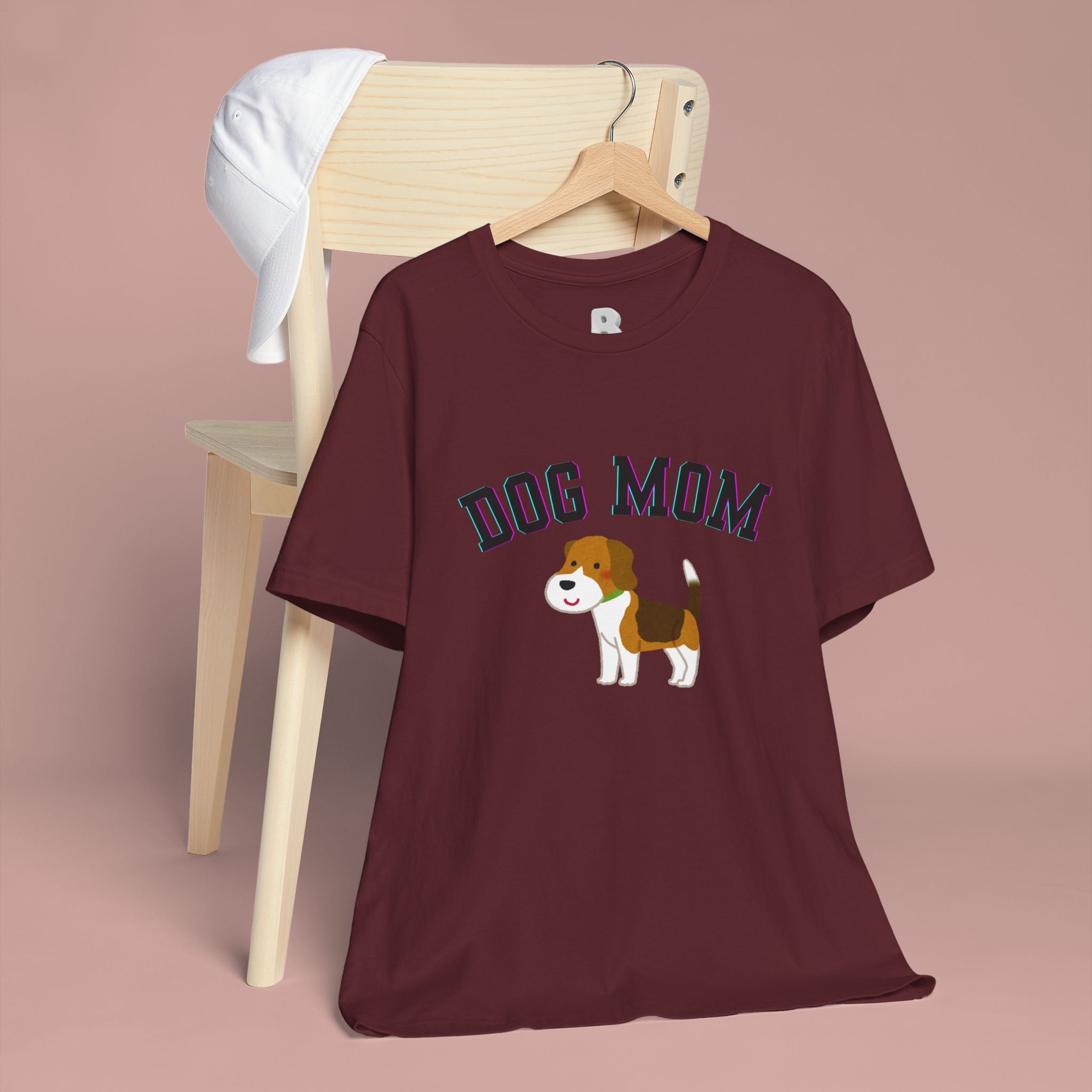 Dog Mom T-Shirt — Cute Beagle Graphic Tee for Dog Lovers