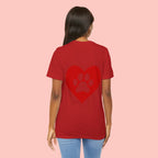 Pet Lover Heart Paw T-Shirt