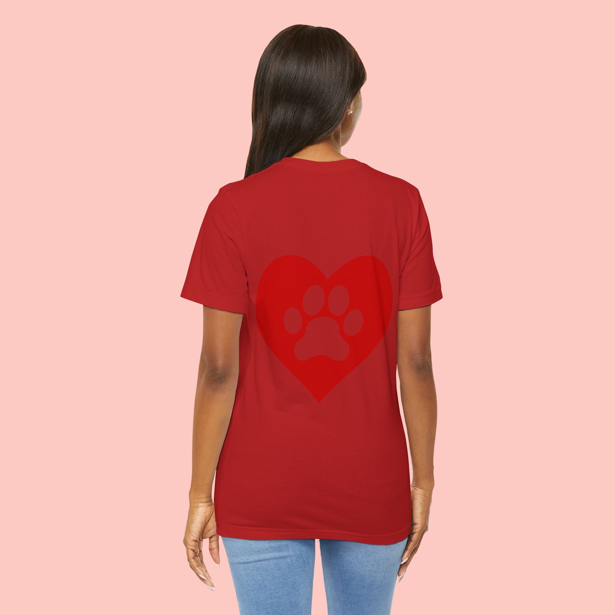 Pet Lover Heart Paw T-Shirt