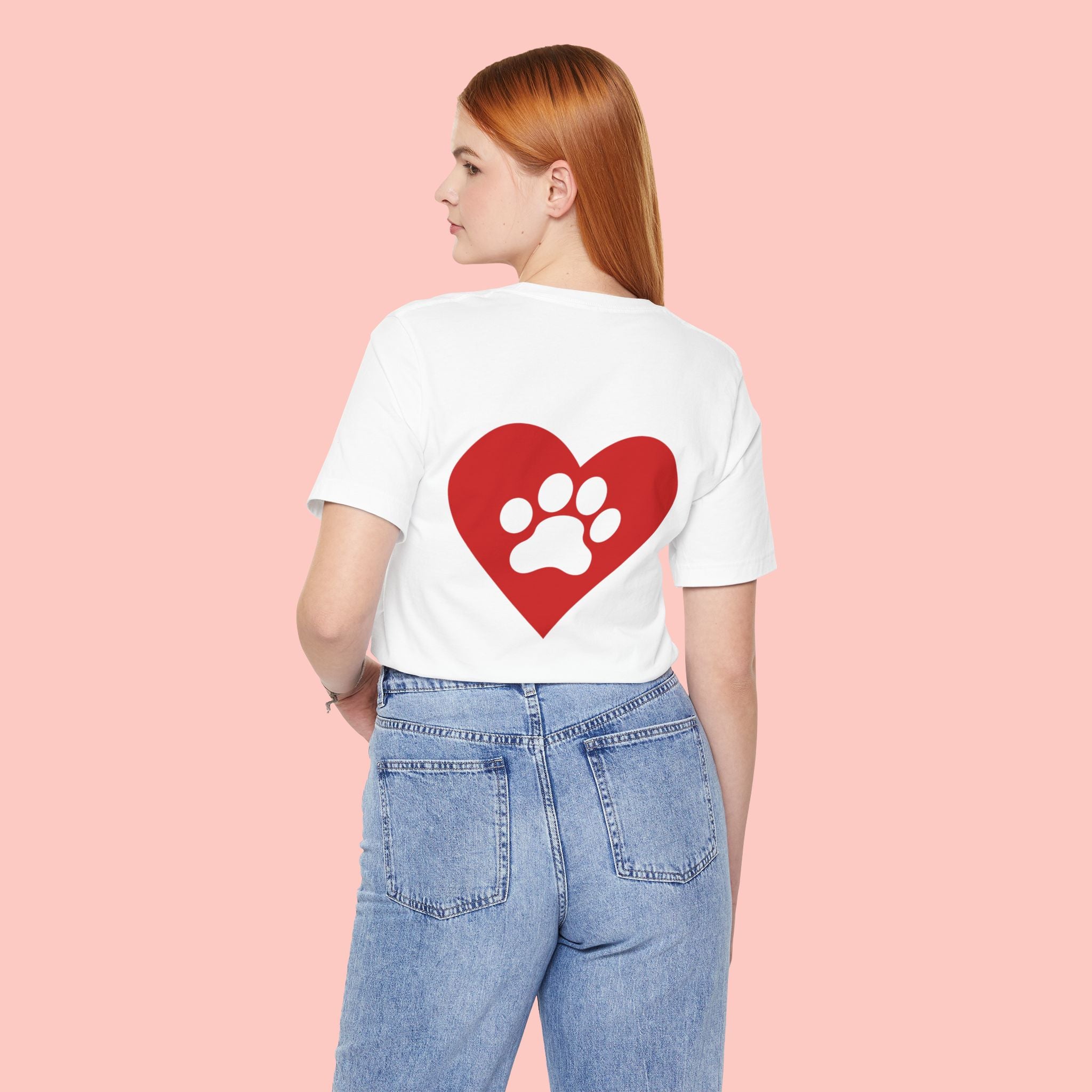 Pet Lover Heart Paw T-Shirt
