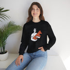 Crewneck Sweatshirt — “Marry the Man Who Loves Your Dog” Cute Pet Lover Graphic