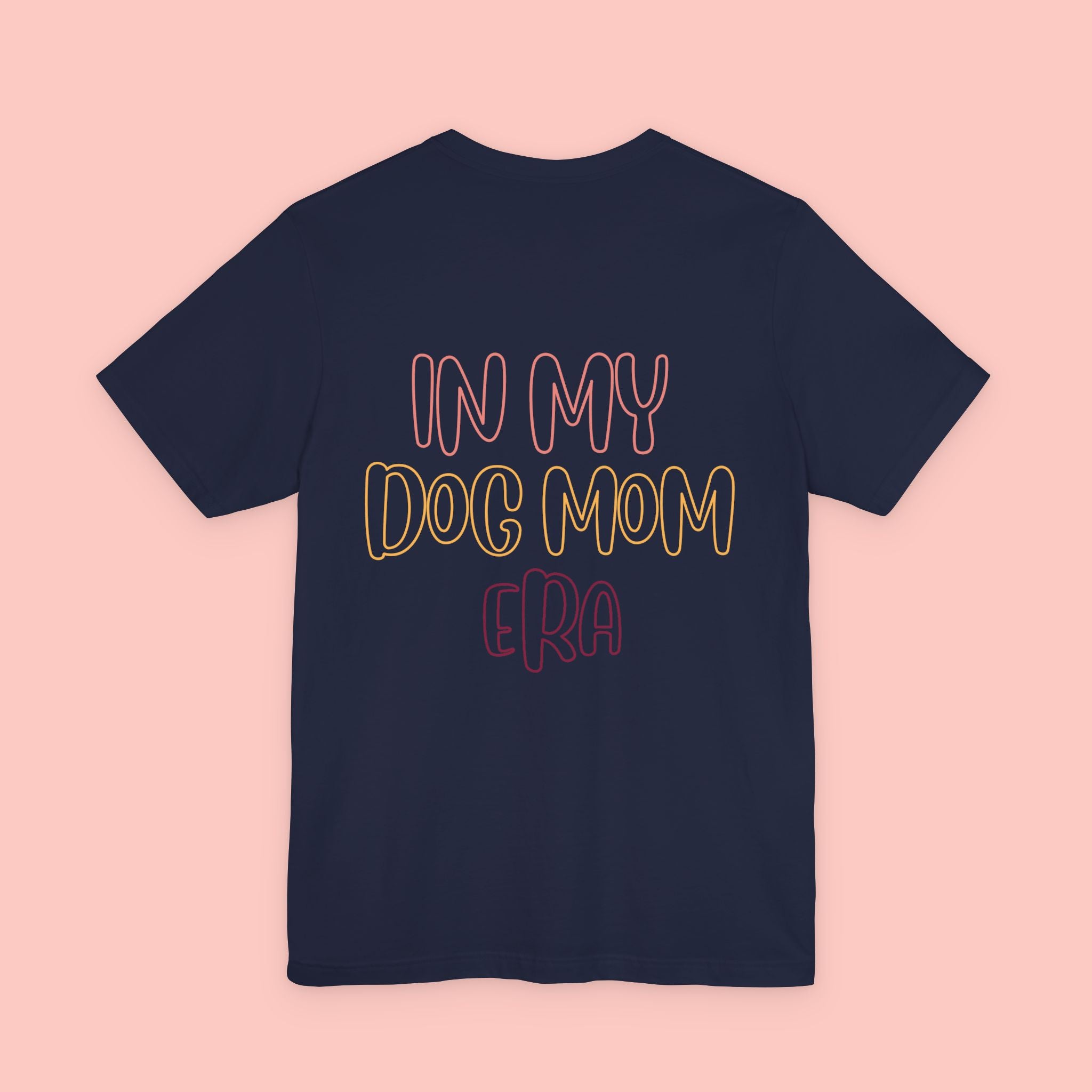 Dog Mom Tee — "In My Dog Mom Era" Cute Pastel Graphic T-Shirt