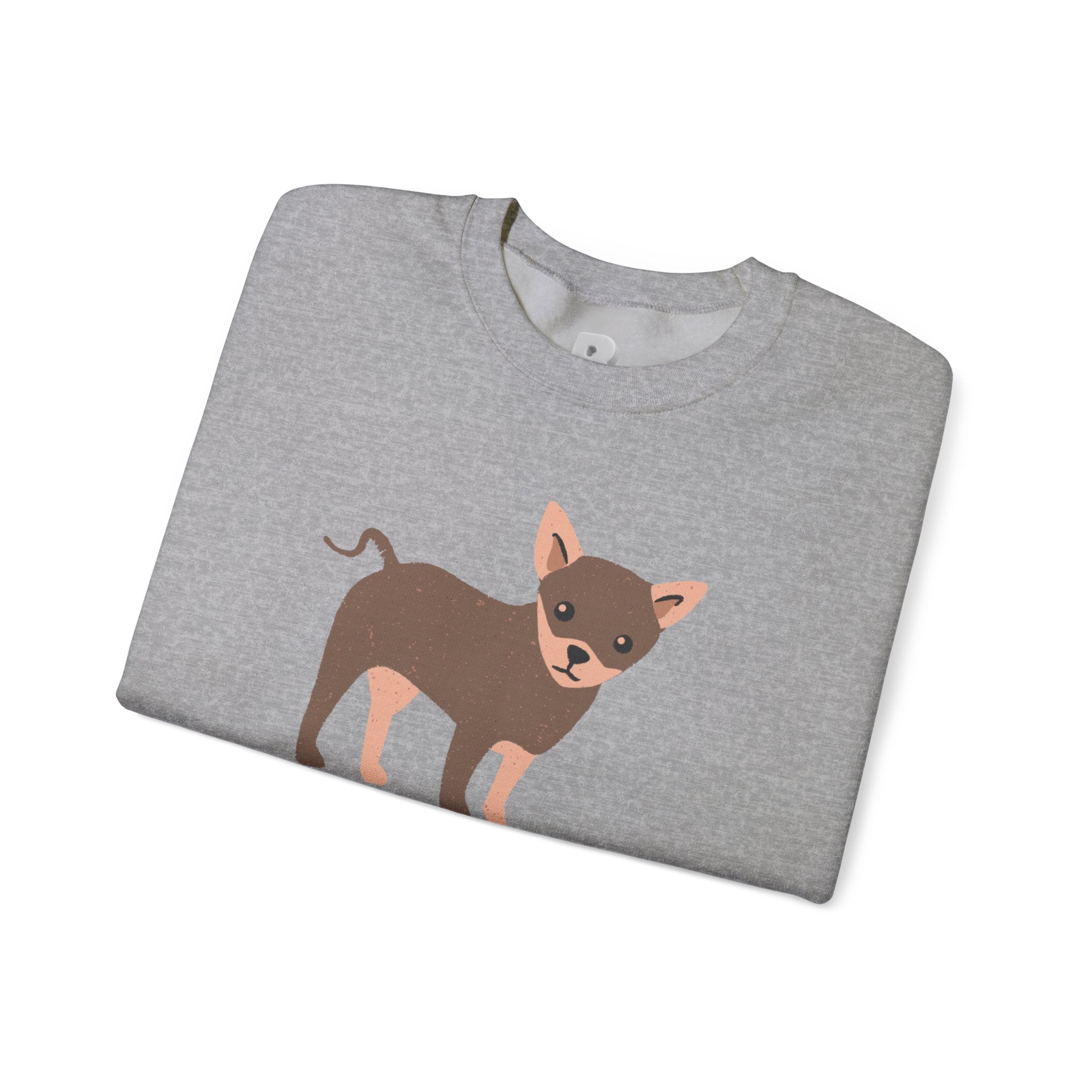 Dog Lover Crewneck Sweatshirt – 'My Dog My Love' Cute Chihuahua Graphic