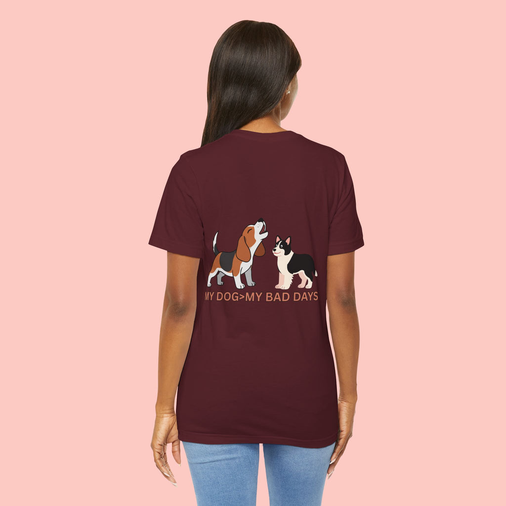 My Dog > My Bad Days T‑Shirt — Cute Dog & Cat Graphic Tee