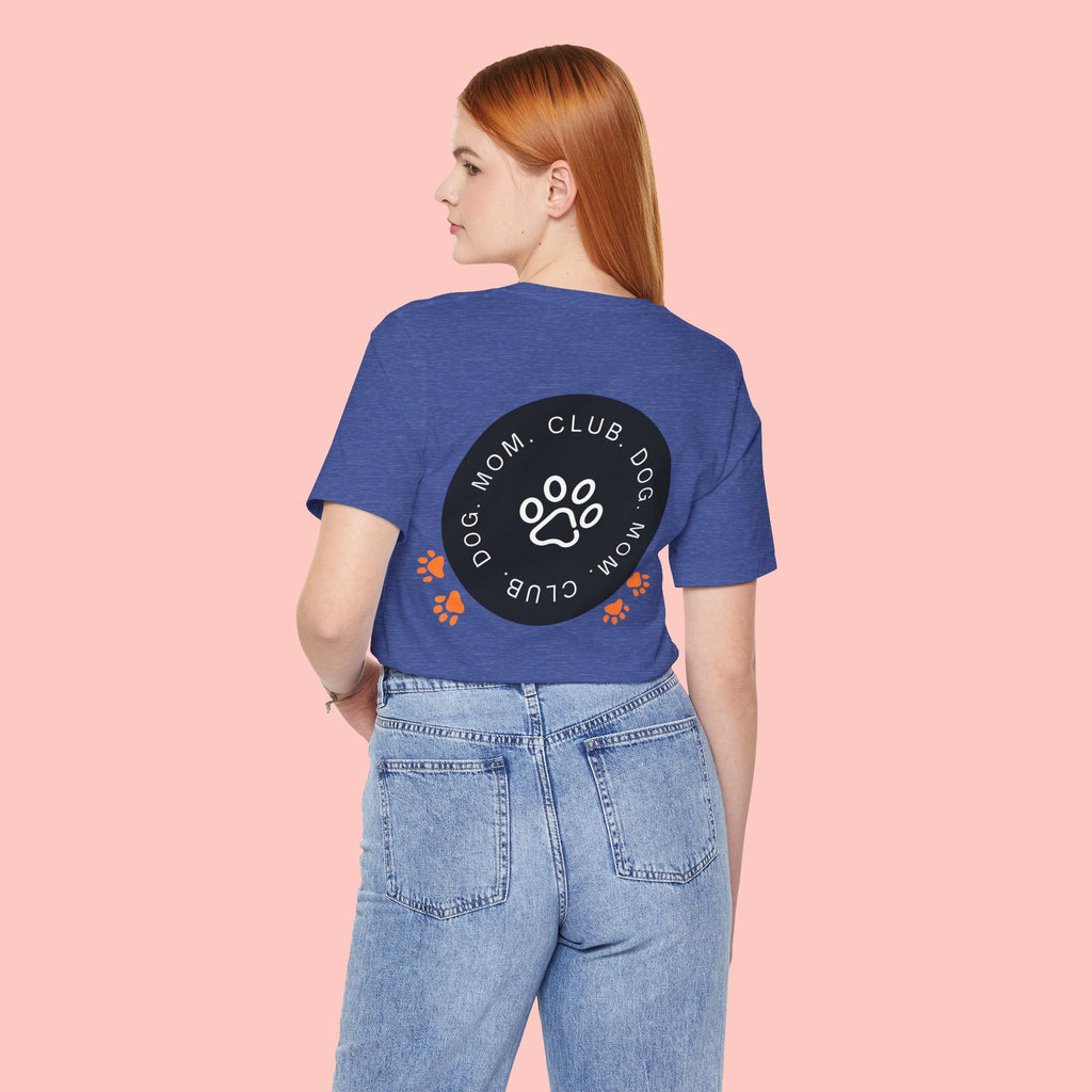 Dog Mom Club T-Shirt — Paw Print Graphic Tee for Pet Lovers