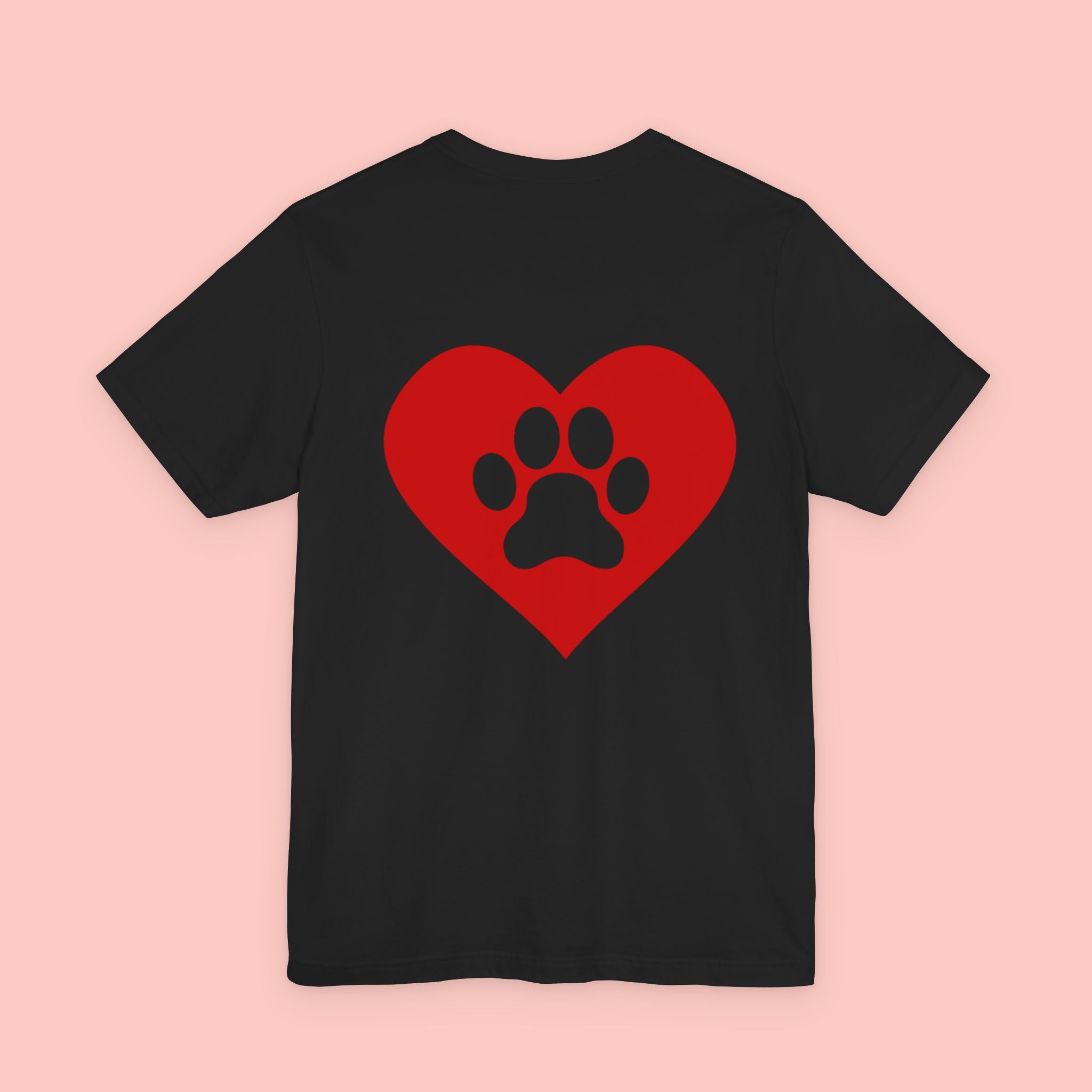 Pet Lover Heart Paw T-Shirt