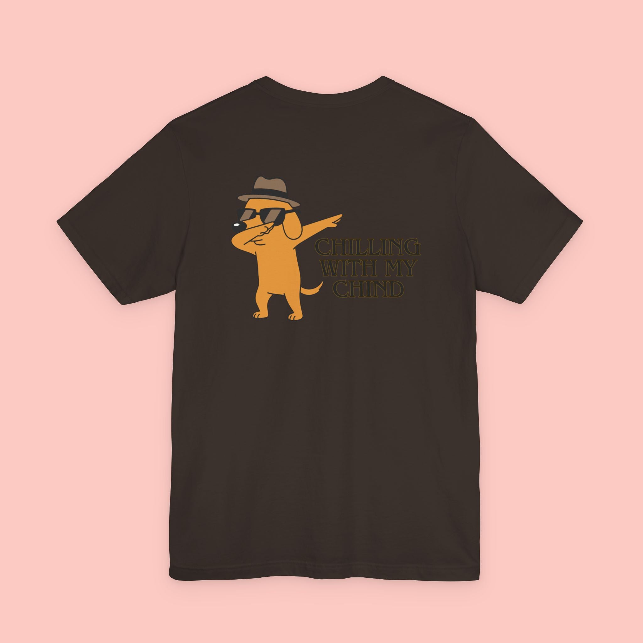 Chilling With My Chind Tee — Funny Dab Cat Graphic T-Shirt