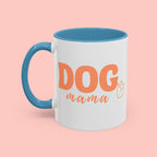 Dog Mama Coffee Mug — Cute Heart Accent Ceramic Mug (11/15 oz)