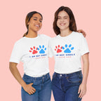 I Am Not Single I Have Dog T-Shirt — Cute Paw Print Dog Lover Tee