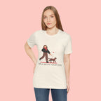 Walk With Your Dog Tee — Cute Dog Walking Graphic T-Shirt