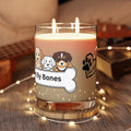 Dog Lover Scented Candle — "Loved By Bones" 11oz Glass Candle