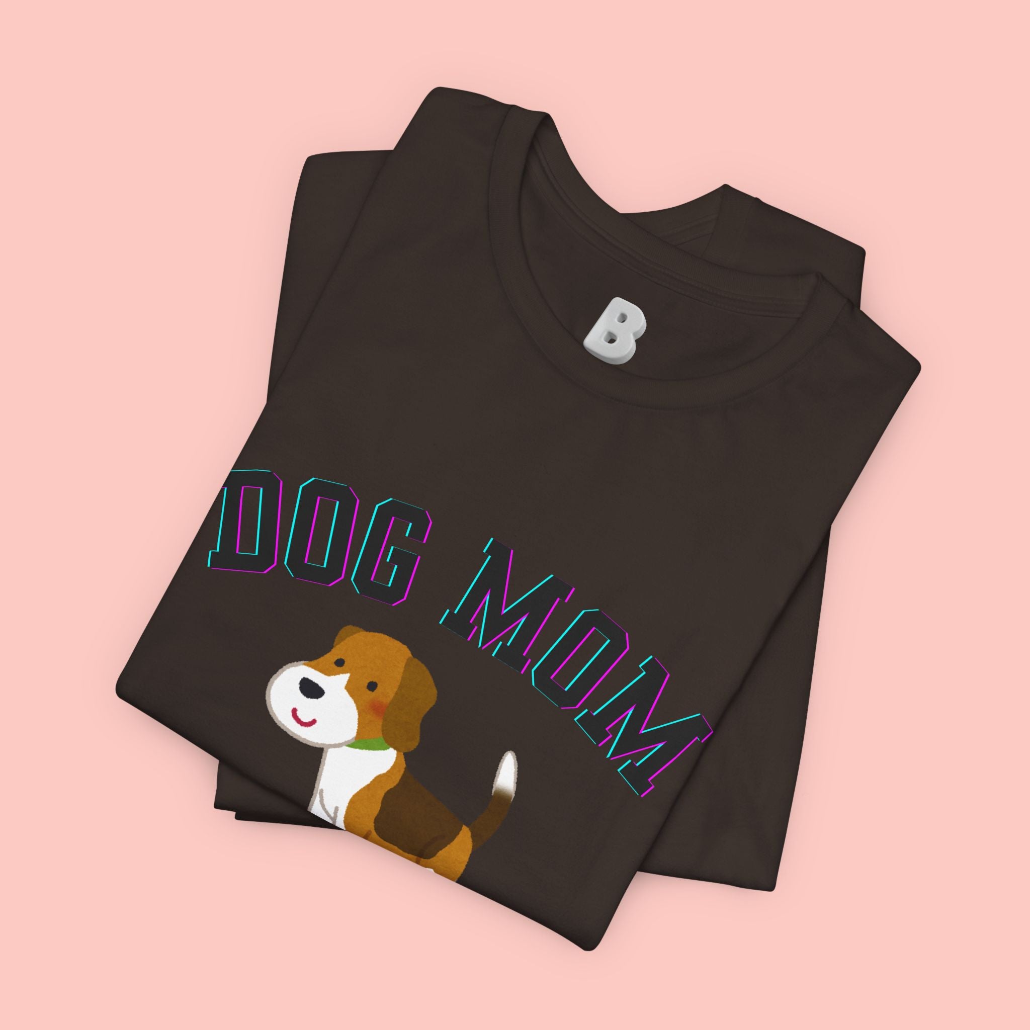 Dog Mom T-Shirt — Cute Beagle Graphic Tee for Dog Lovers