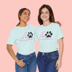 Dog Pawprint T-Shirt — "Pawprints Everywhere I Go" Cute Pet Lover Tee