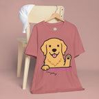 Love Your Dog Tee — Cute Golden Retriever Graphic T-Shirt