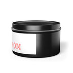 Dog Mom Tin Candle — Heart Paw Scented Travel Candle (Perfect Gift for Dog Lovers)