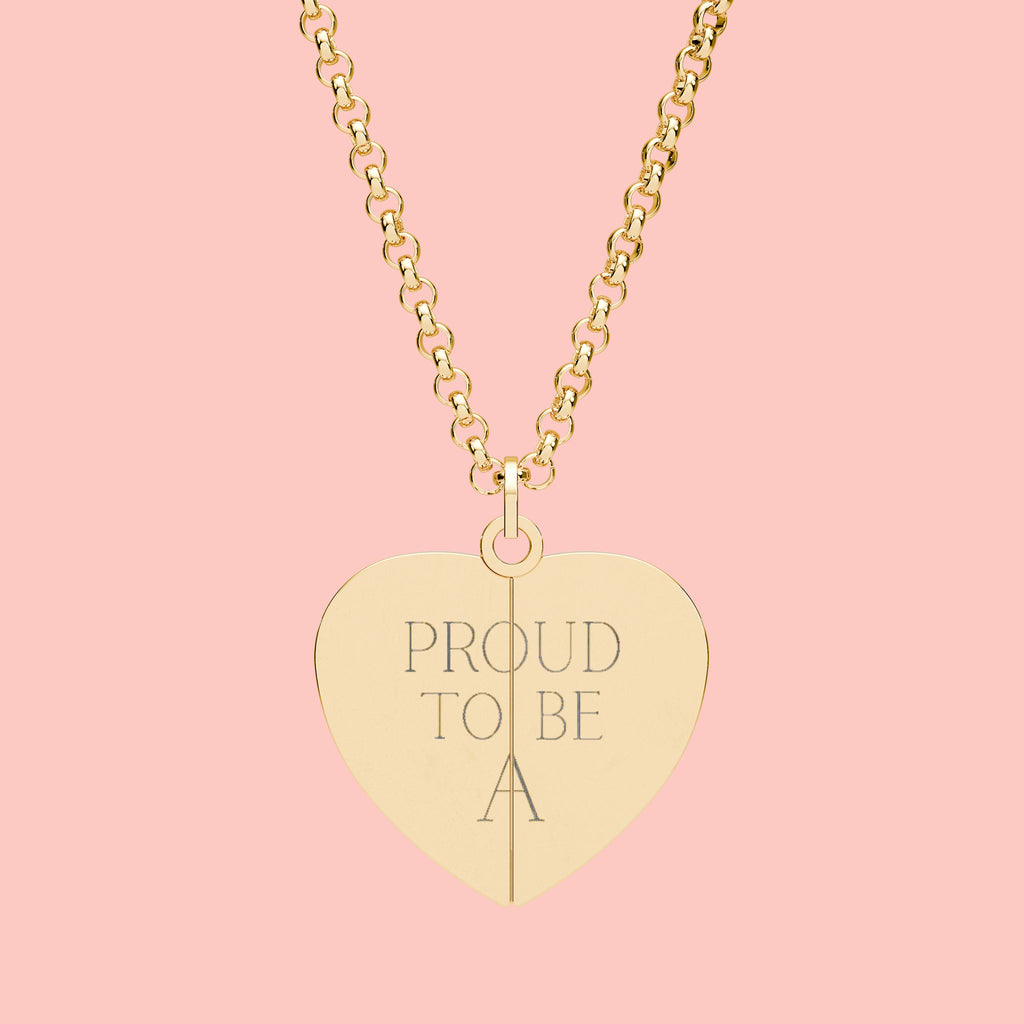 Engravable Hidden Message Heart Necklace - Secret Wing Locket Jewelry